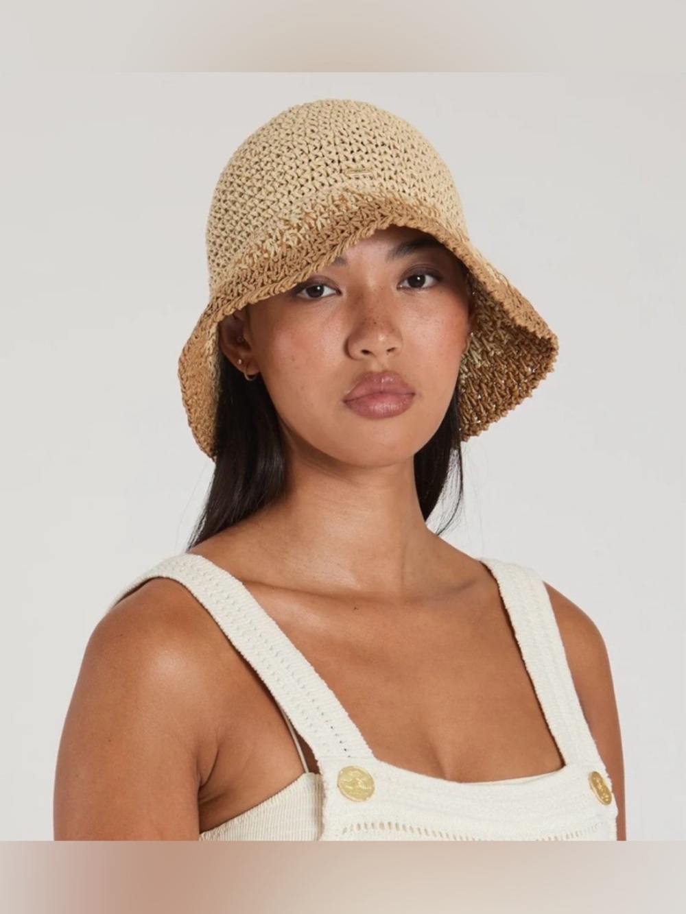EUGENIA KIM “Bailey” Paper Straw Bucket Hat - Picture 2 of 13